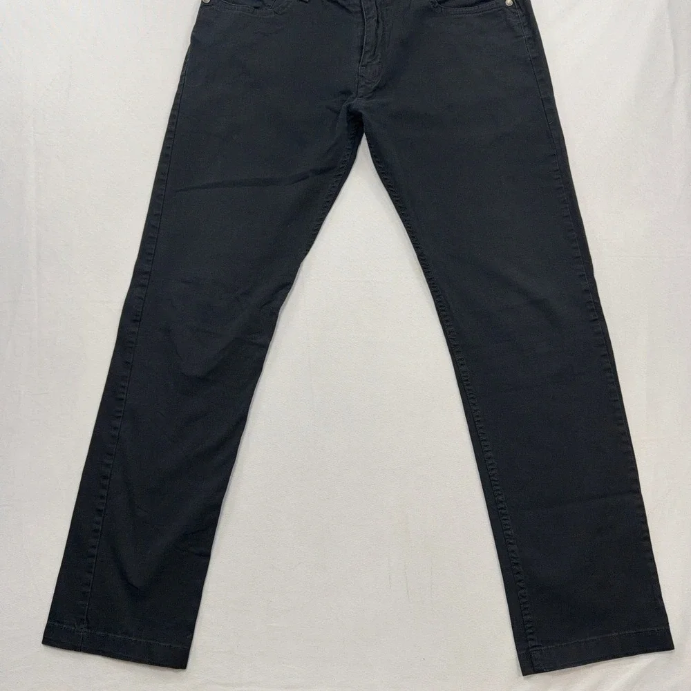 Oakley Pants Slim Fit Chino 5-Pocket Stretch Cotton Black Mens 34W 32L